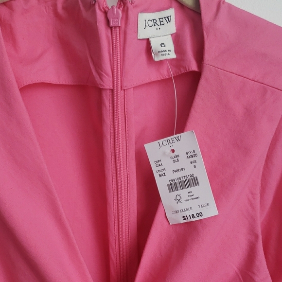 J. Crew Pink Sleeveless Midi Dress - Picture 2 of 4
